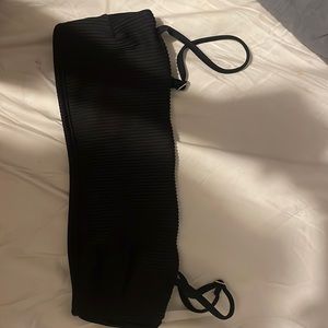 Black hollister swim top